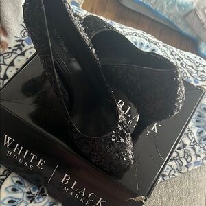 White House Black Market Black Heels